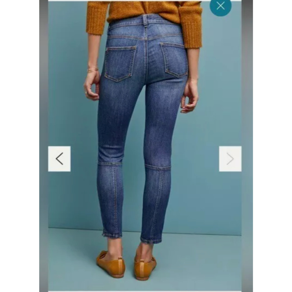 Anthropologie Pilcro And The Letterpress Jeans Womens 25 Mid Rise Denim Legging - Picture 11 of 11